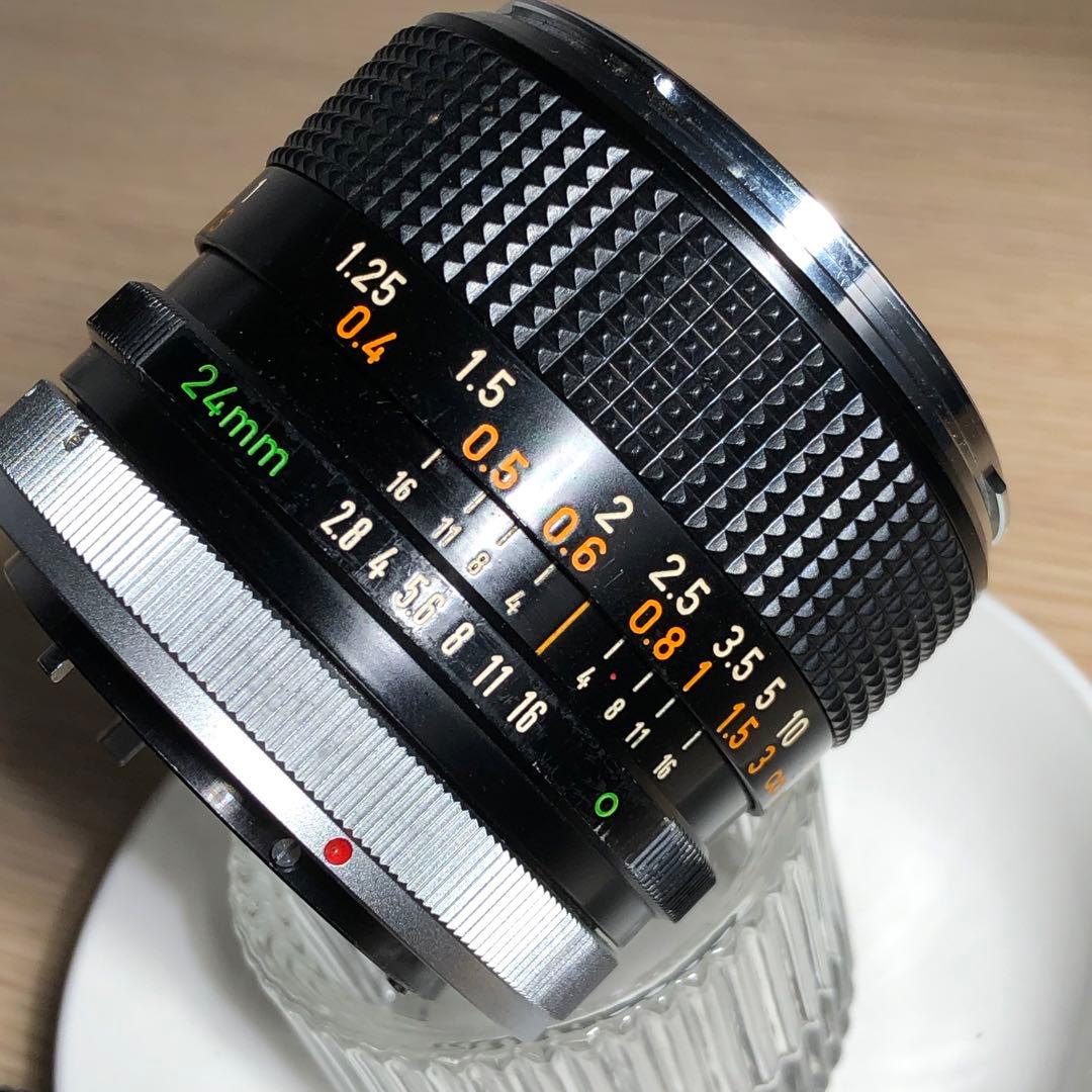 レンズ(単焦点) Canon FD 24mm f2.8