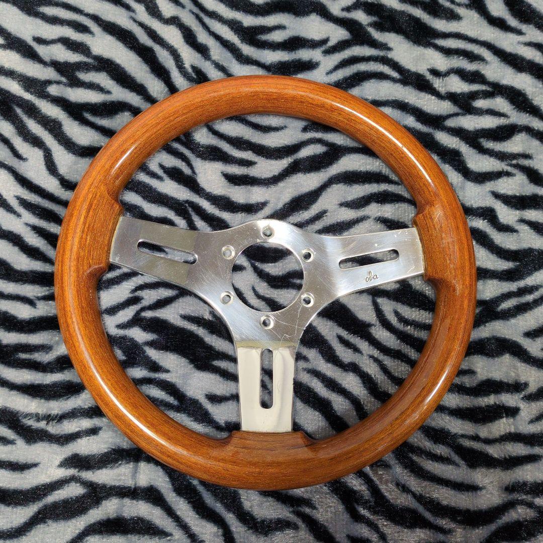 0*3様 oba オバ ウッドステアリング 30Φ 旧車 当時物