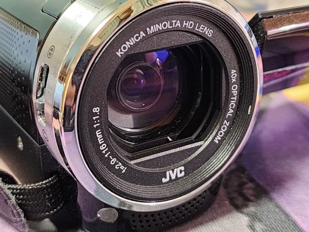 ビデオカメラ GZ-E355-T JVC EVERIO 1式 中古品