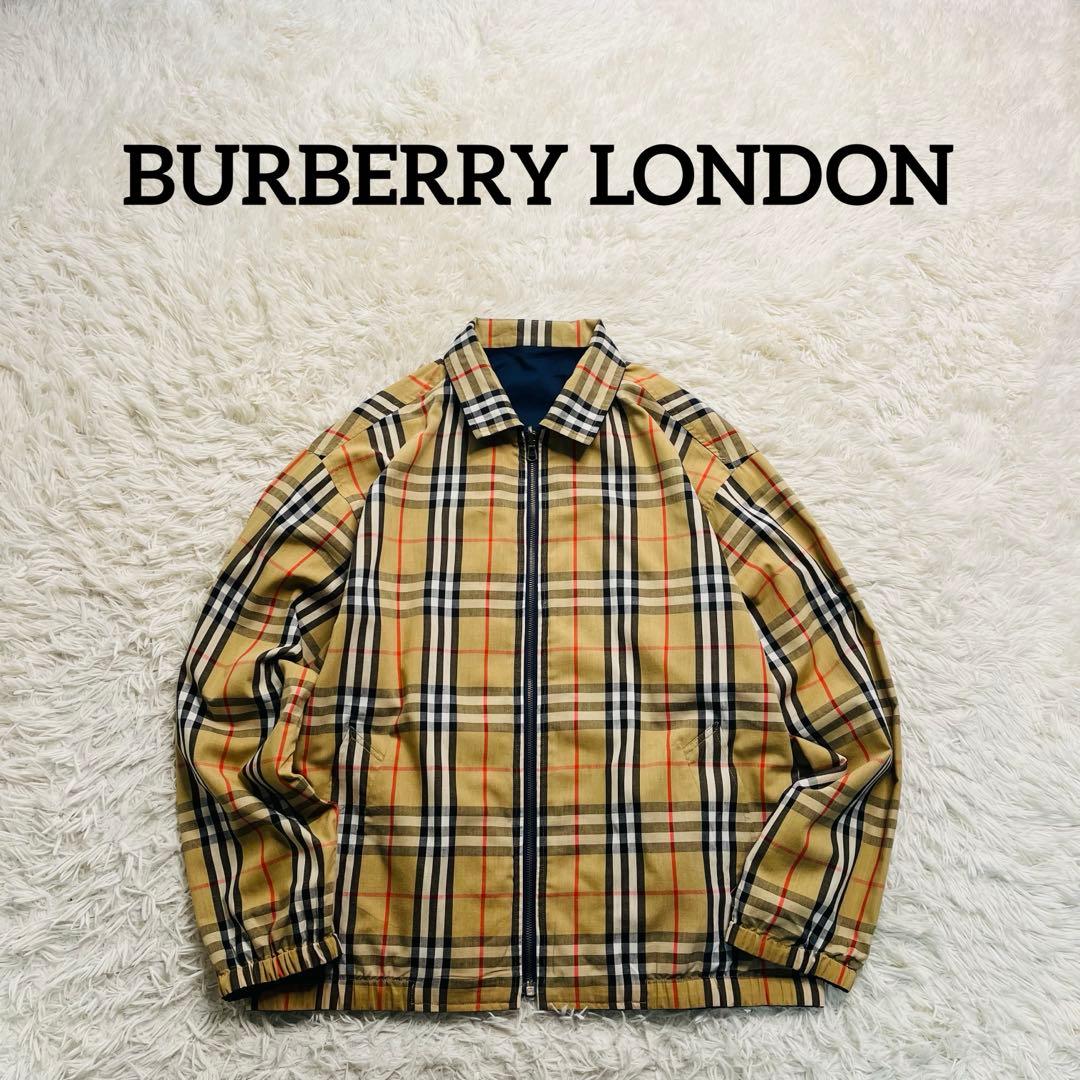 BURBERRY LONDON リバーシブル ノバチェック ブルゾン M ランポ