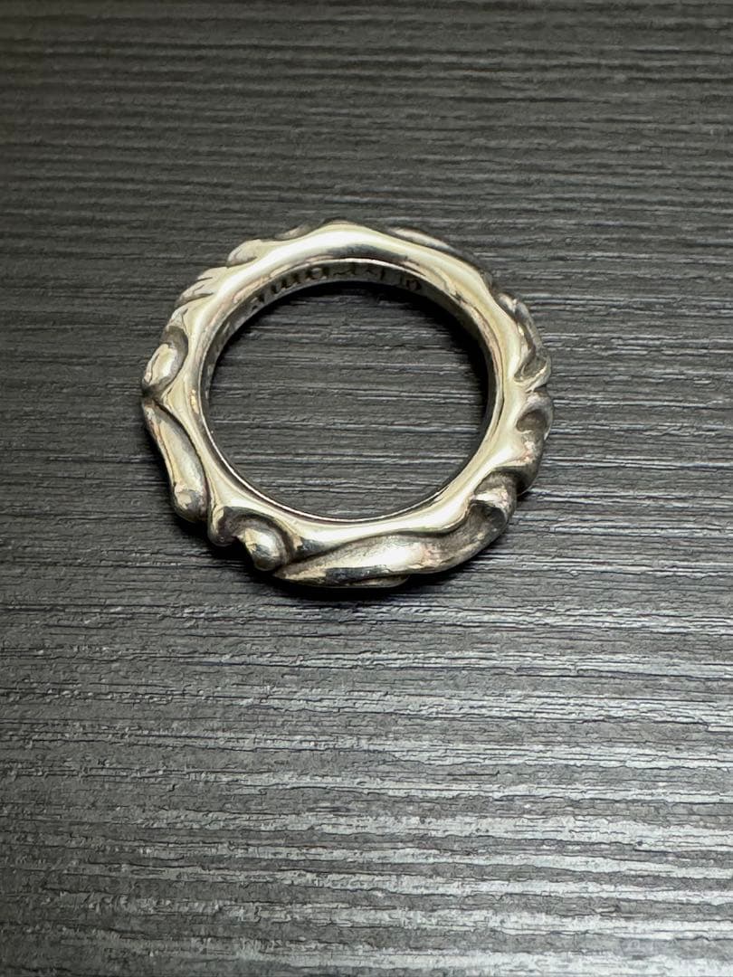 【正規品】クロムハーツCHROME HEARTS スクロールバンドリング 13号