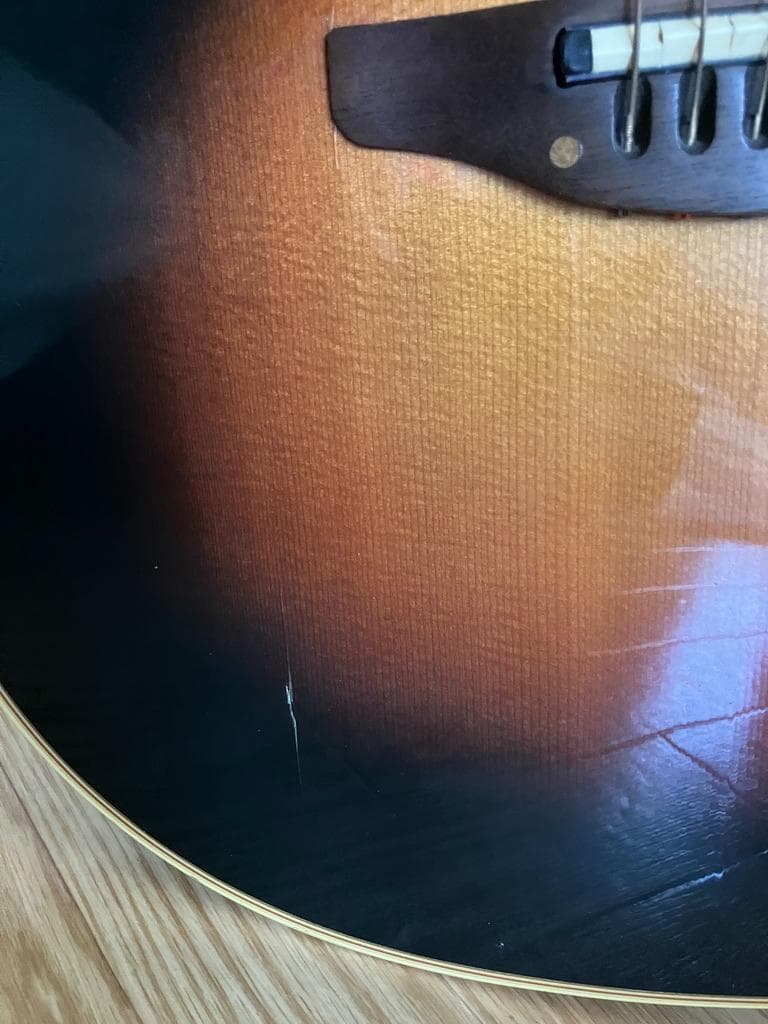 Ovation 1868 Kaman製／純正ハードケース