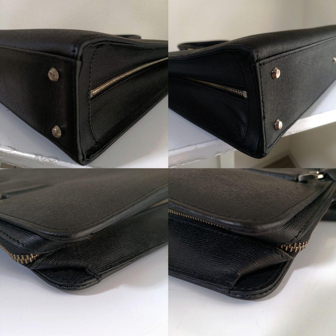 最新型　超美品　ポーター フラックス ビジネスバッグ レザー A4可 ブラック