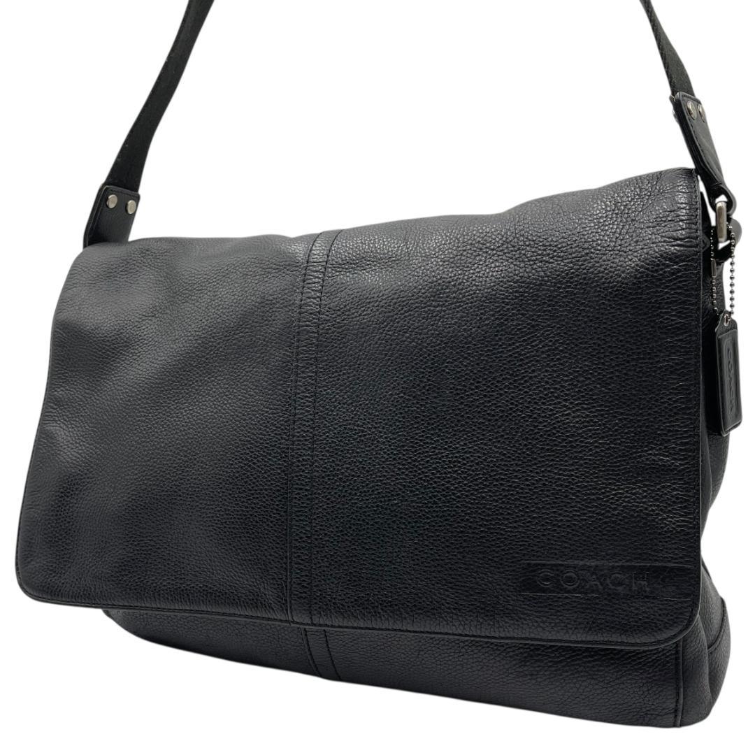 COACH F70423 キャムデン ペブルドレザー メッセンジャーバッグ