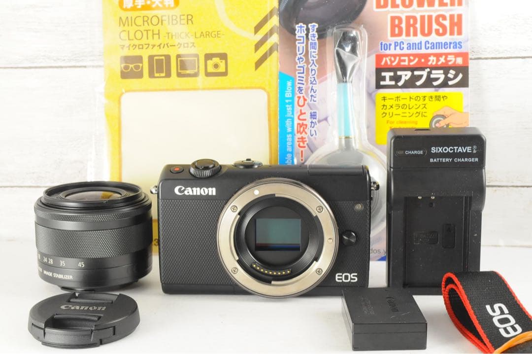 ❤️人気ミラーレス❤️Wi-Fi &自撮り❤️Canon EOS M100