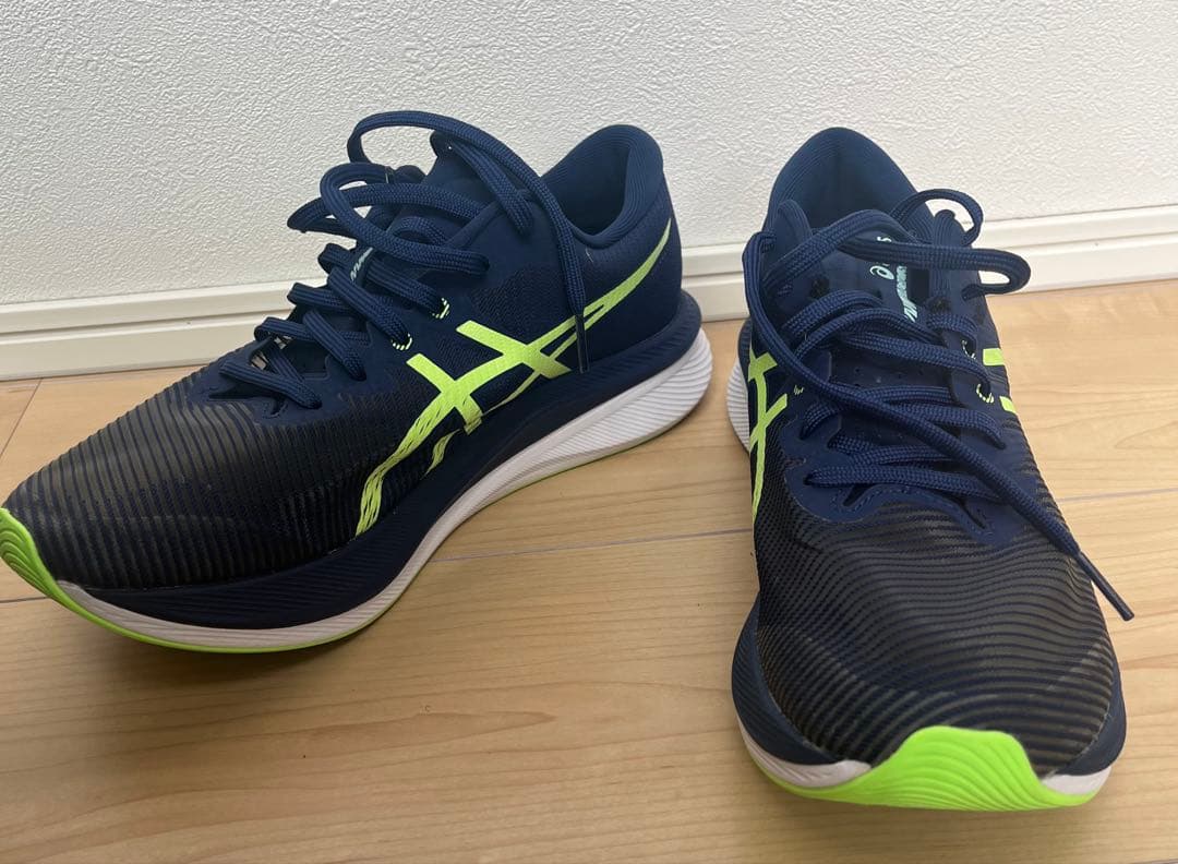 ASICS MAGICSPEEDネイビー/ライム　マジックスピード3 26.5