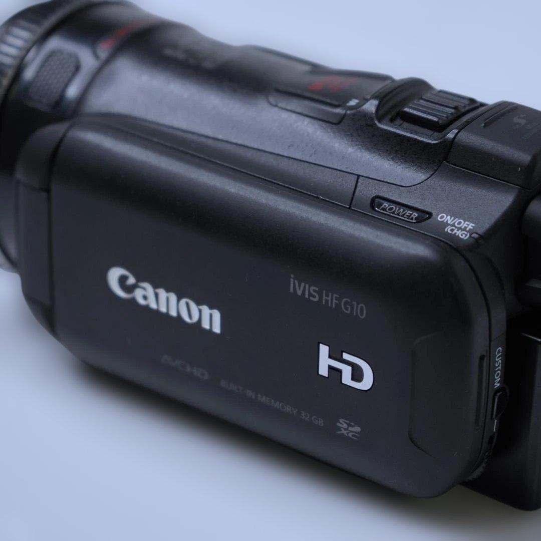 【美品】ビデオカメラ◆Cannon iVIS HF G10◆セット