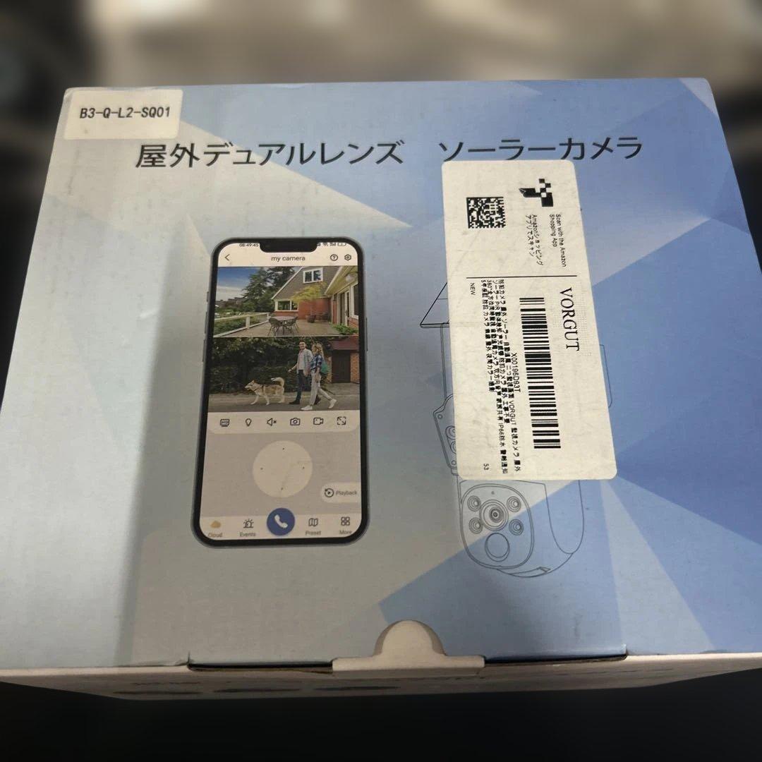 ANRAN 防犯カメラ 屋外 ソーラー 800万 進化ソーラーパネル付き