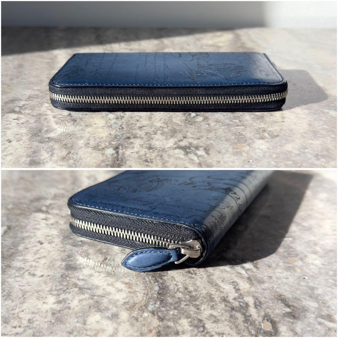 定価20.6万円 ベルルッティ イタウバ スクリットレザー長財布 アヴェイロ