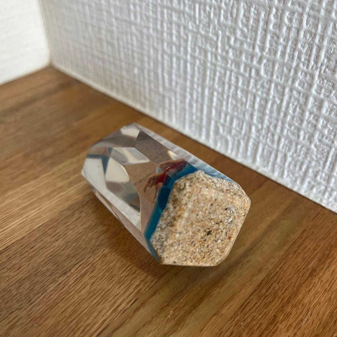 クリスタルキューブ サーフィンオブジェ ハンドメイド