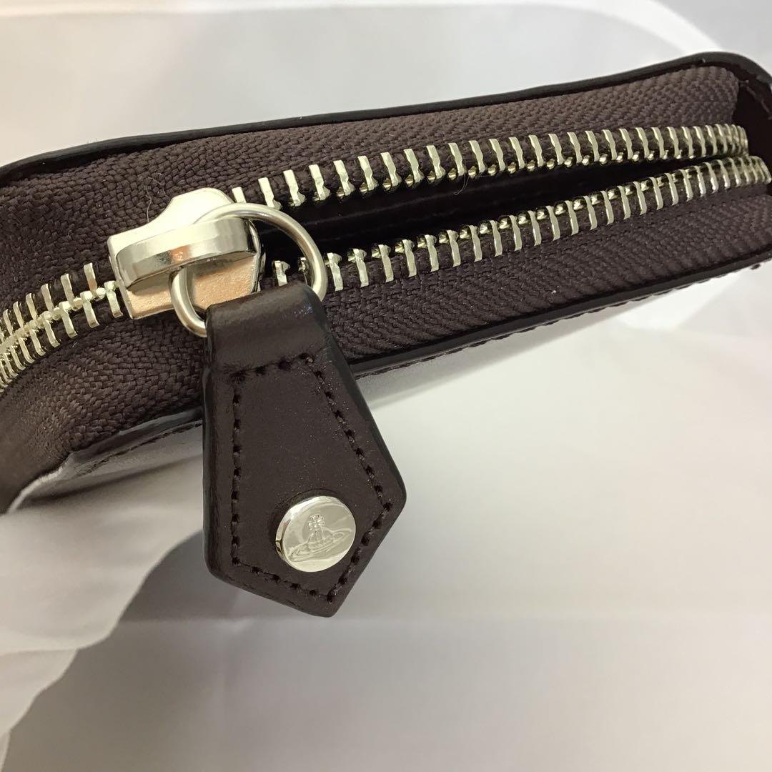 ❣️未使用❣️ヴィヴィアンウエストウッドラウンドファスナー長財布VWK829ブラウン