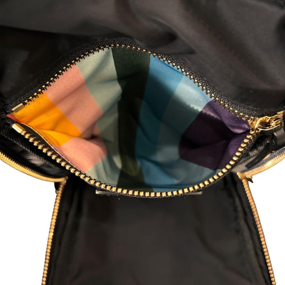 ポールスミス ボディバッグ 新品同様 ナイロン マルチ 紺