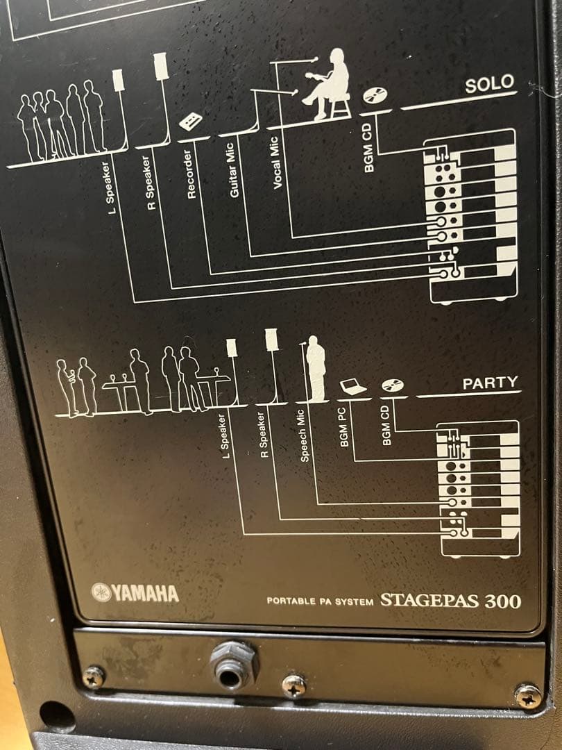 Yamaha Stagepas 300 スピーカーセット