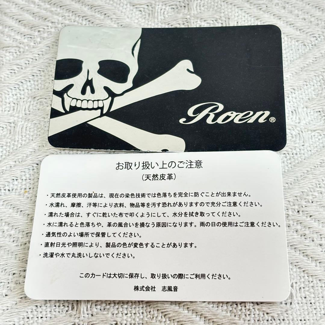 【美品✨希少】Roen ロエン スカル金具 メッセンジャーバッグ