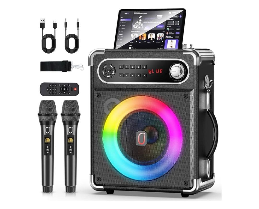 512350 JYX スピーカーセット 拡声器 ワイヤレスマイク２本