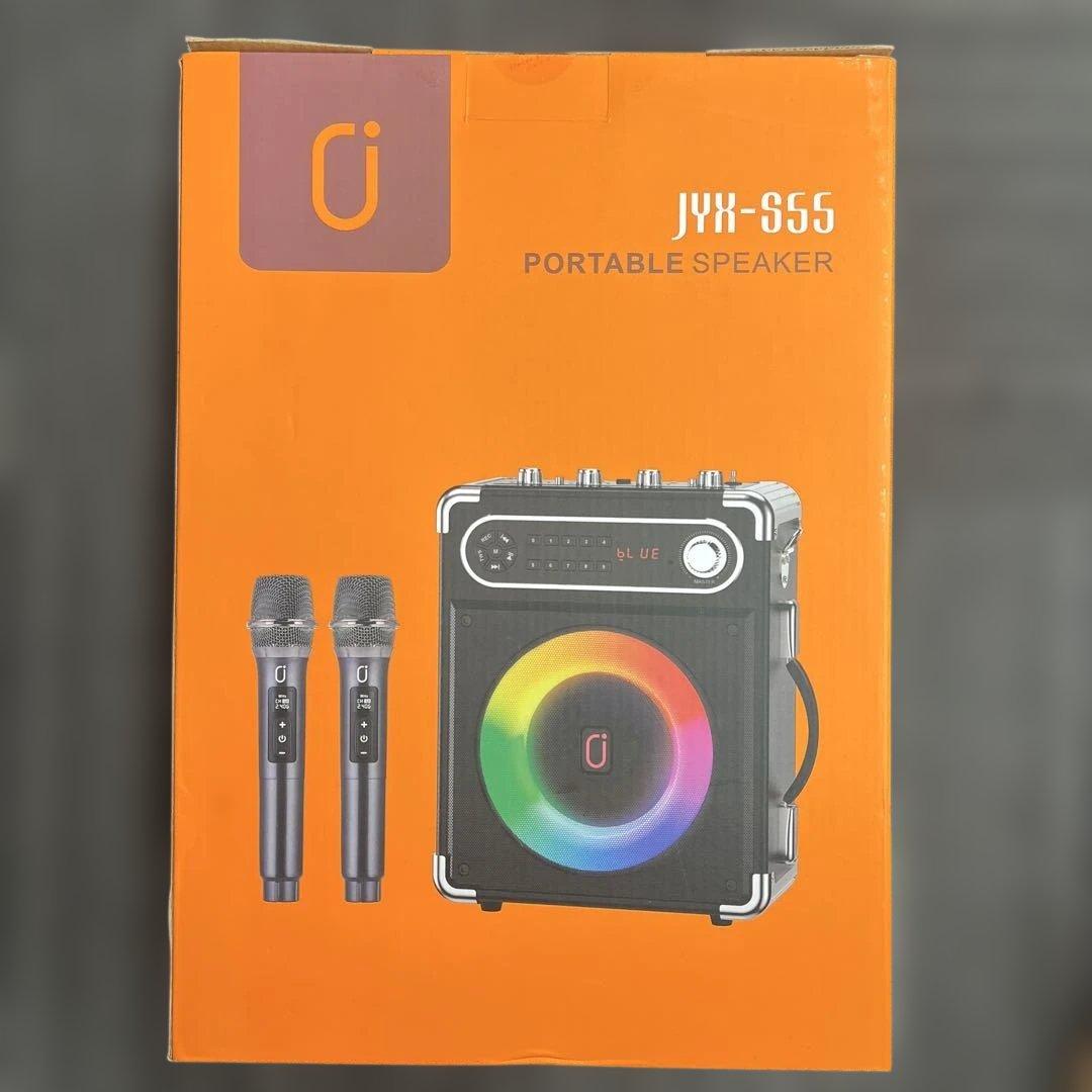 512350 JYX スピーカーセット 拡声器 ワイヤレスマイク２本