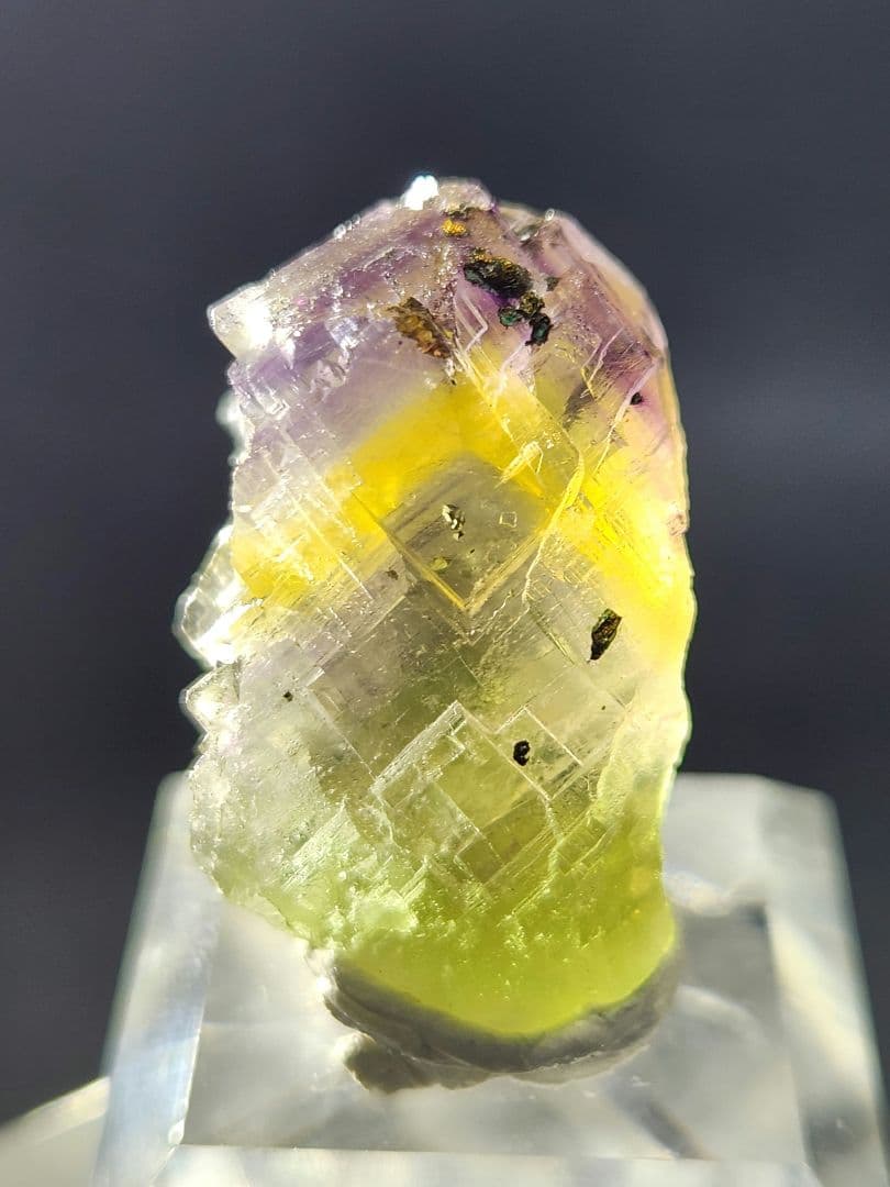 高品質✨レインボーフローライト原石