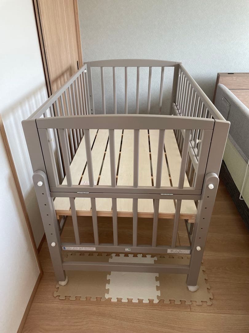 【2024年6月購入】yamatoyaベビーベッドノモックWオープンハイタイプ