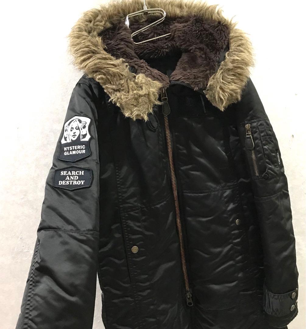 HYSTERIC GLAMOUR N-3B モッズコート ブルゾン 美品 フリー