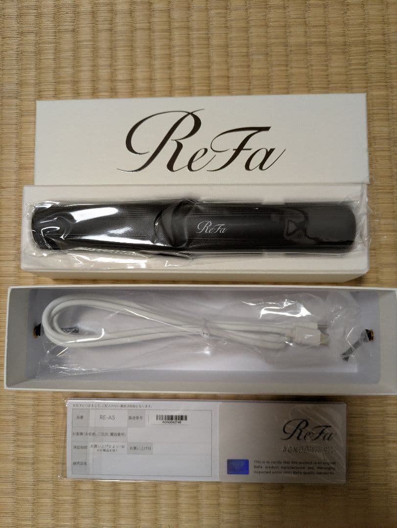 【新品】ReFa フィンガーアイロン　ブラック