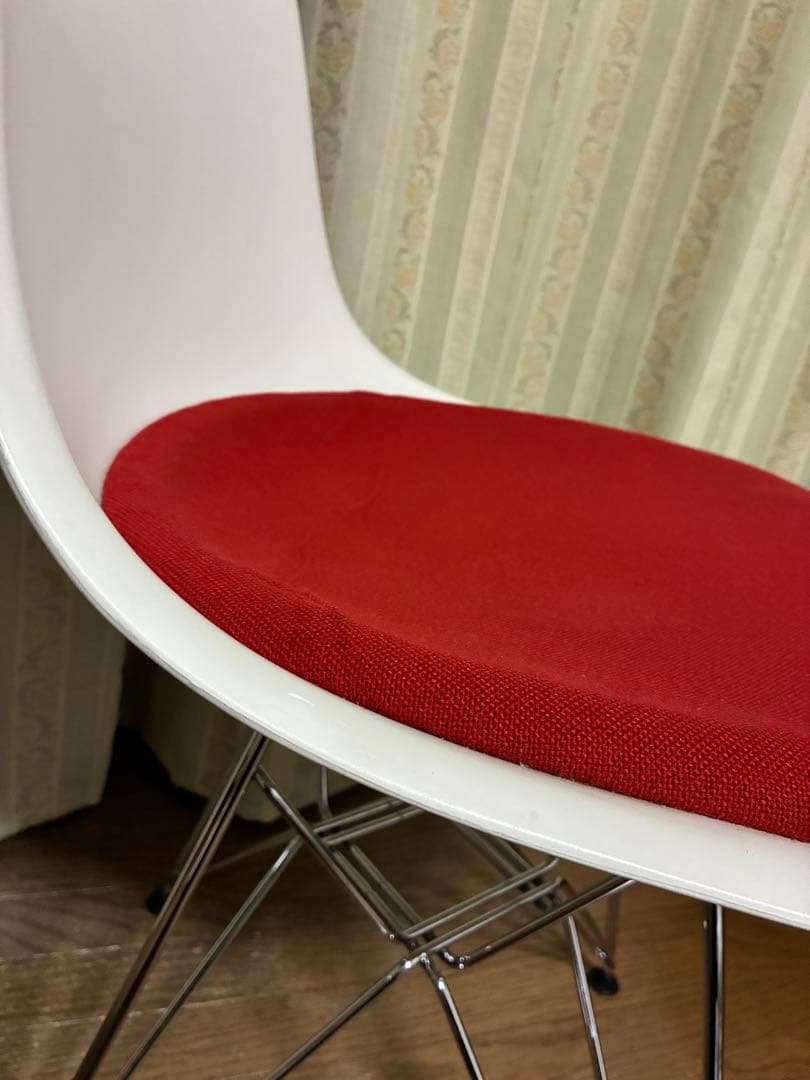 イームズ/Eamesシェルチェア ホワイト×オレンジ