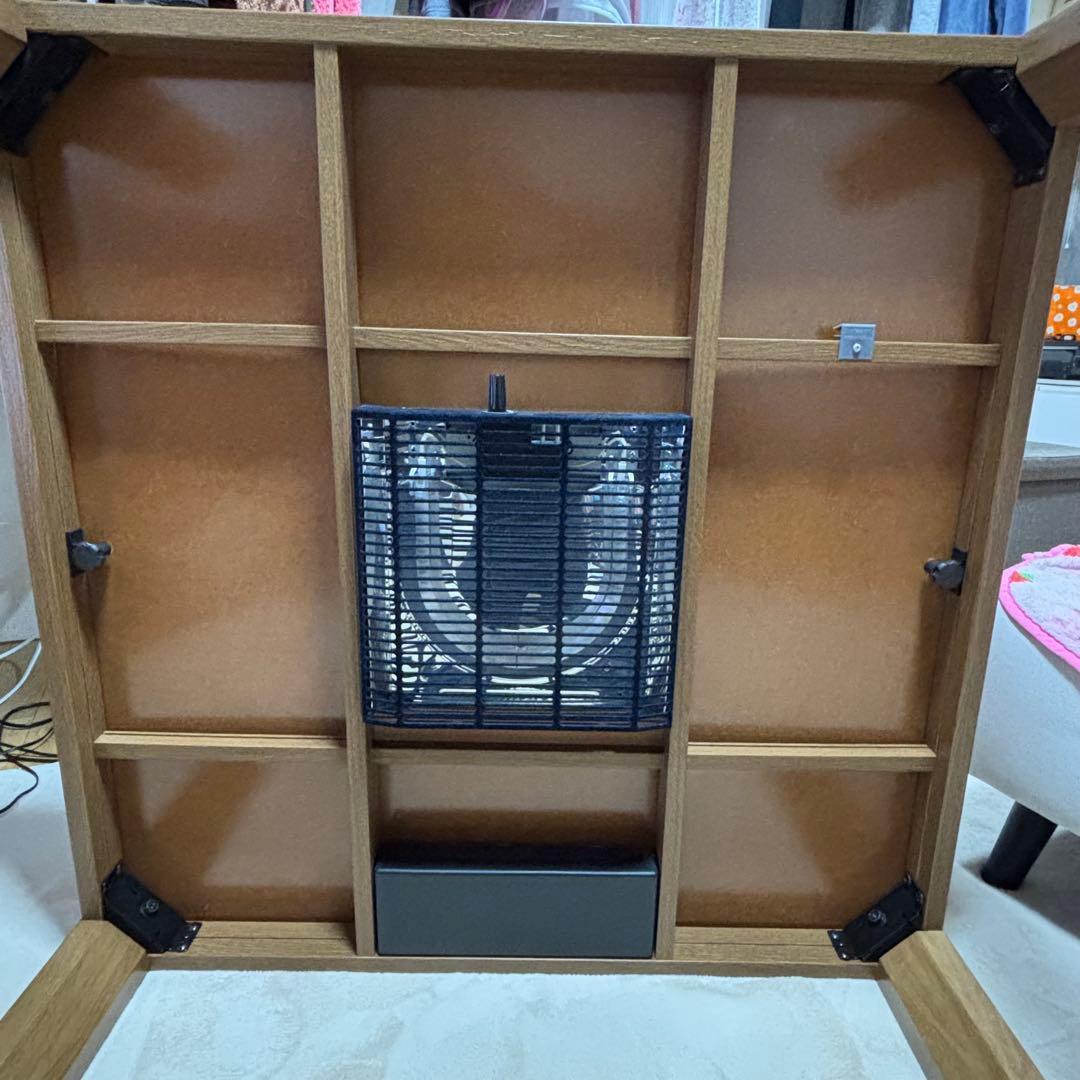 山善（YAMAZEN）2019年製 家具調こたつ　90正方形