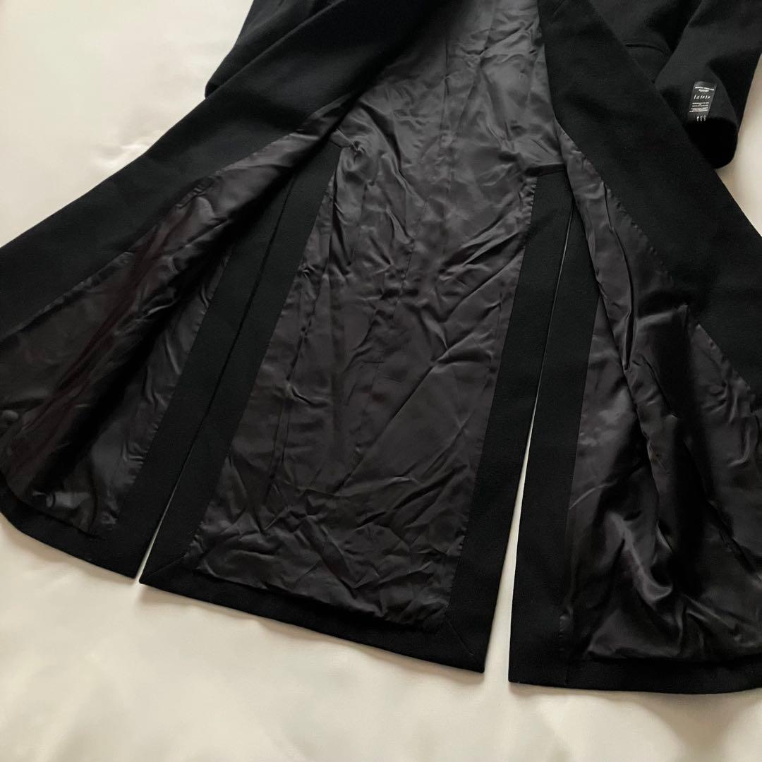 SHAREEF シャリーフ ロングチェスターコート ブラック サイズ1