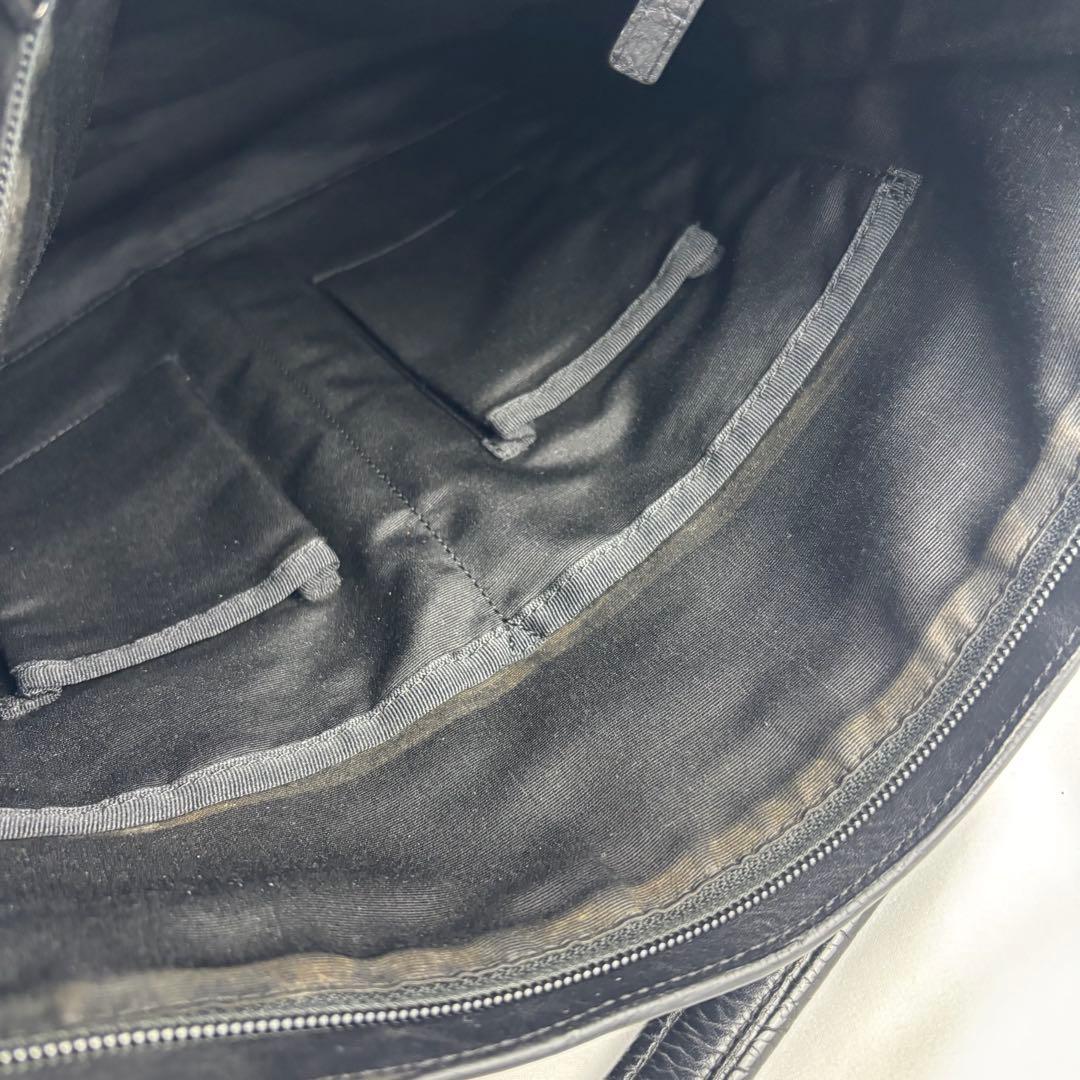 COACH レザー 2wayトートバッグ F70558 ブラック