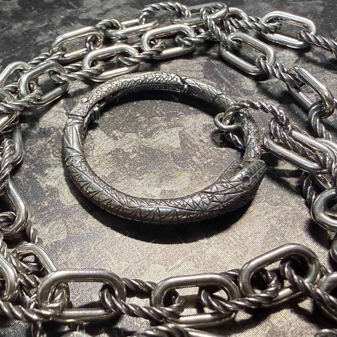 GUCCI 蛇モチーフ シルバー925 ネックレス