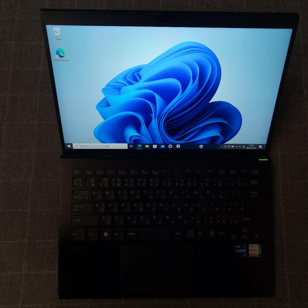 日本製 高級感 良好 VAIO 超軽量 驚速12世代i7 16GB 512GB