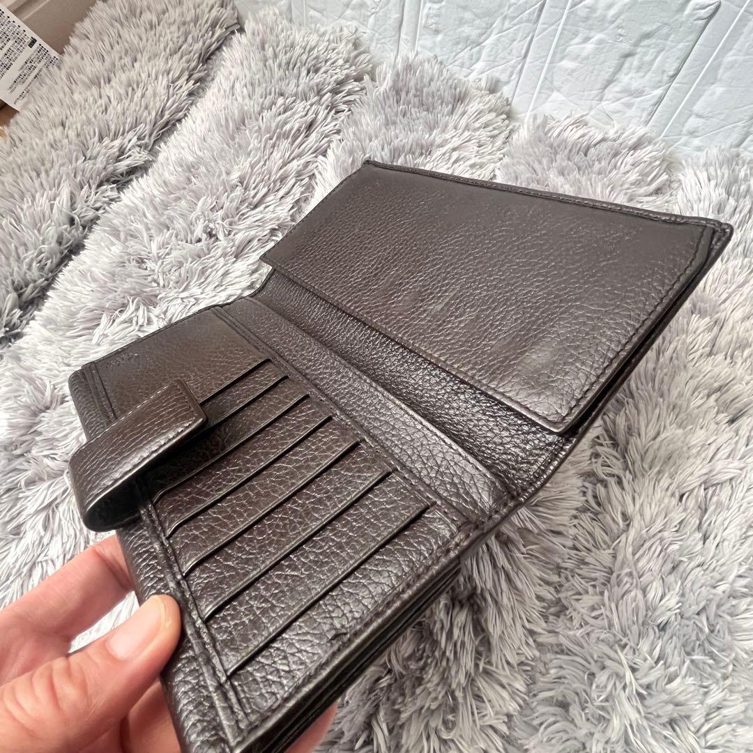 良品✨GUCCI コンチネンタル　長財布　GGキャンバス ダークブラウン