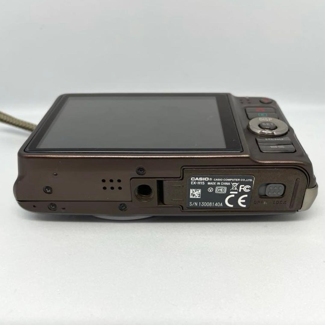 【美品】カシオ CASIO EXILIM EX-H15 ブラウン