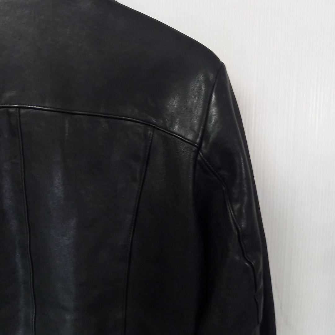 スーパーセール明日まで！AVIREXブラック羊革ライダースジャケット Lサイズ