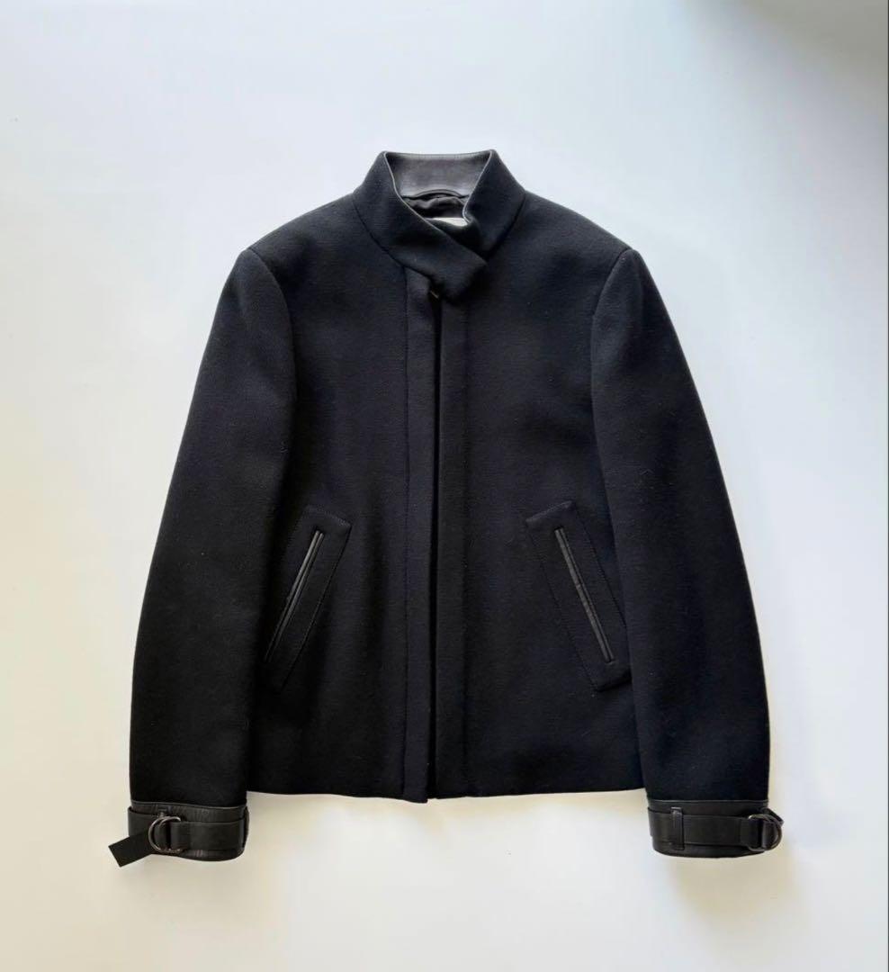 ジャケット・アウター Prada Leather & Wool Jacket IT40