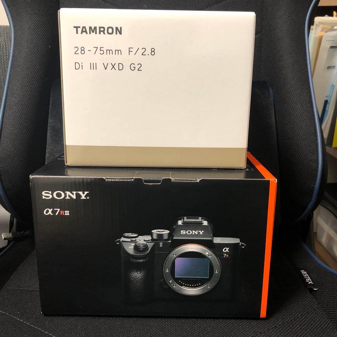 新品SONY α7R III+ TAMRON 28-75mm F/2.8セット