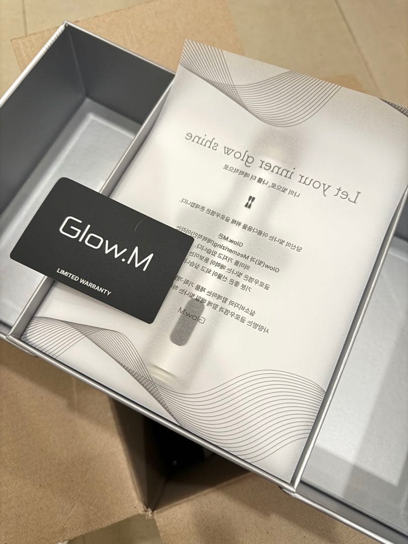 【新品未使用】Glow.M BOOSTER SONIC美顔器【美品】ジェル付き