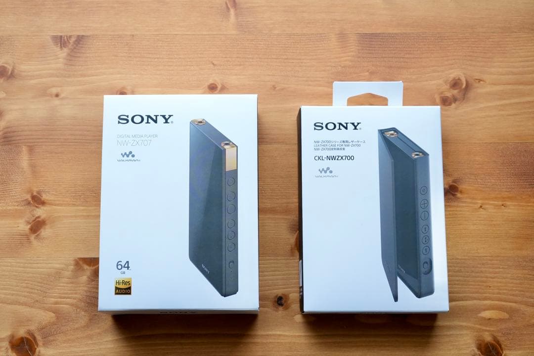 【SONY WALKMAN】NW-ZX707 C & 純正ケース　ウォークマン