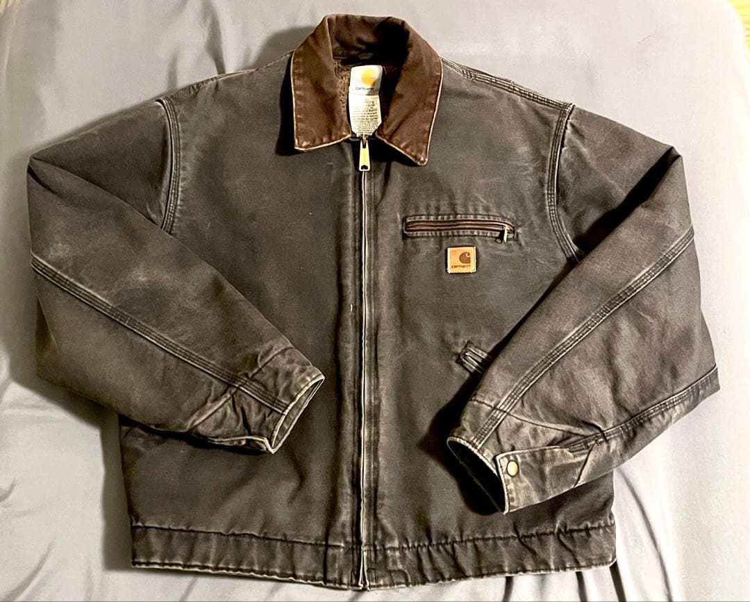 Carhartt J97 BLK Detroit Jacket L メキシコ製