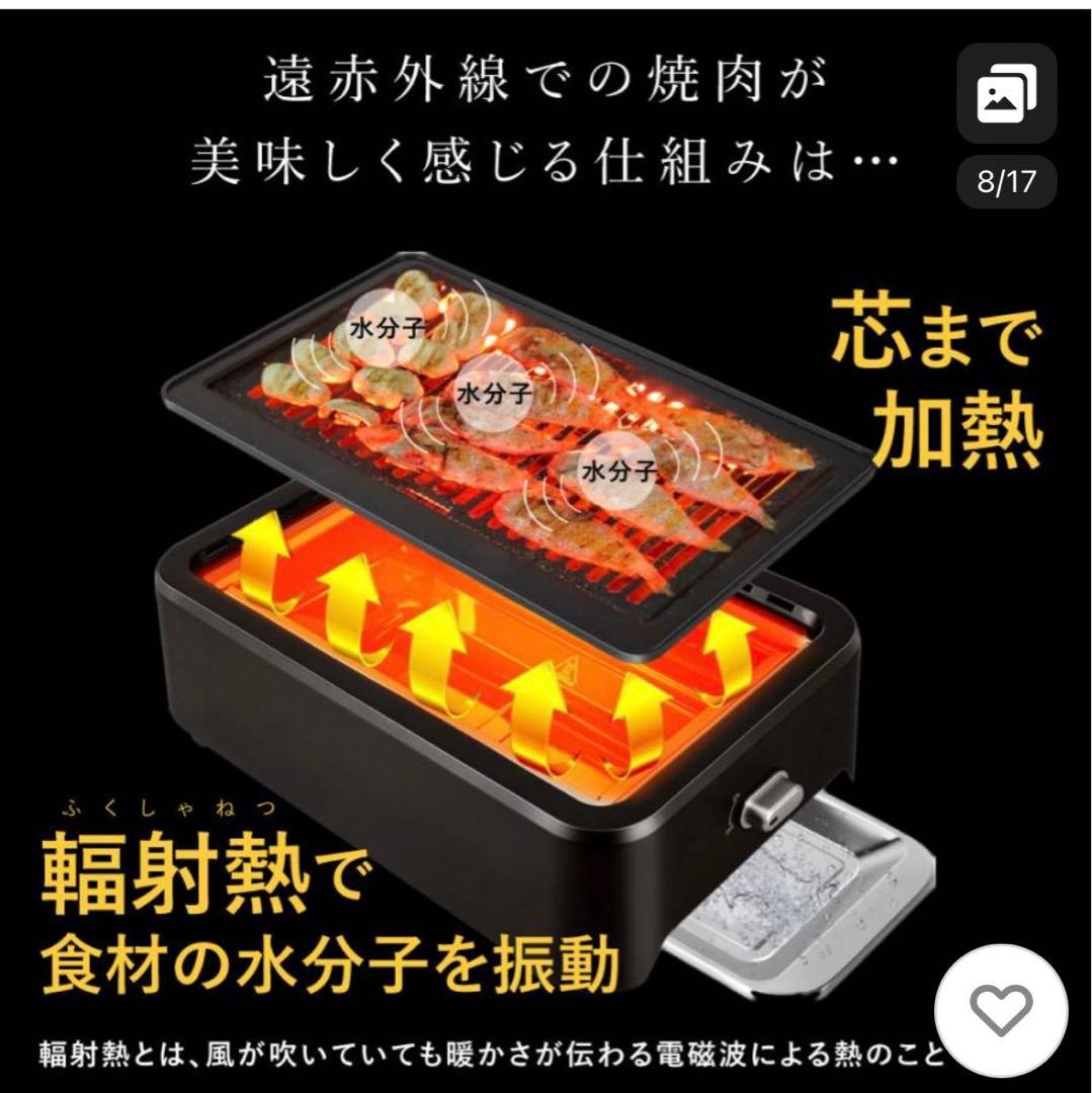 超少煙グリル　減煙 焼肉 自慢したくなるほど煙が出にくい GLAMP