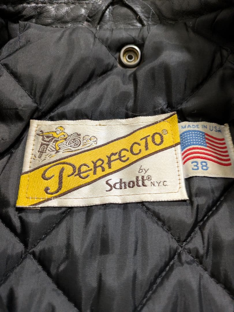 ショット Schott ダブルライダース レザージャケット 38
