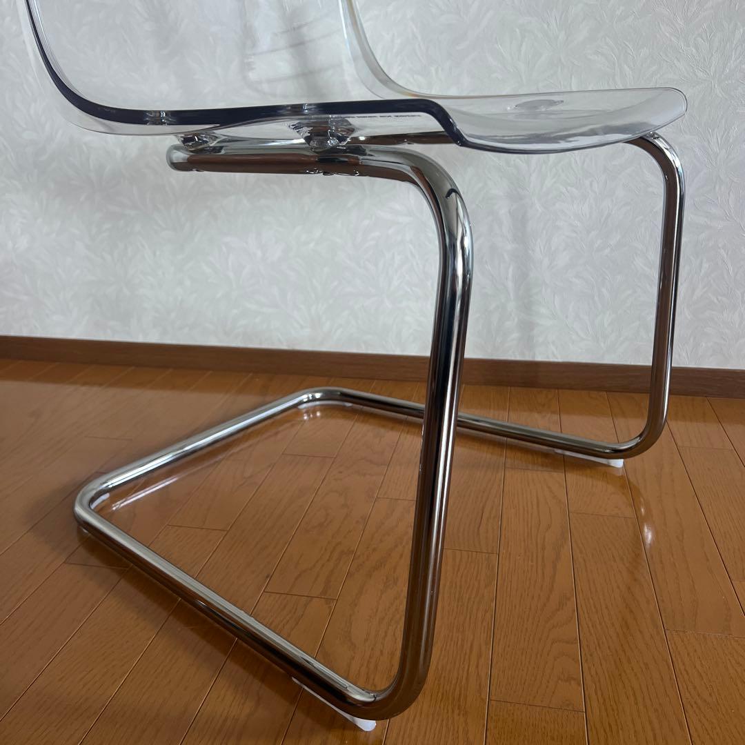 IKEA TOBIAS イケア トービアス チェア 透明 クリア