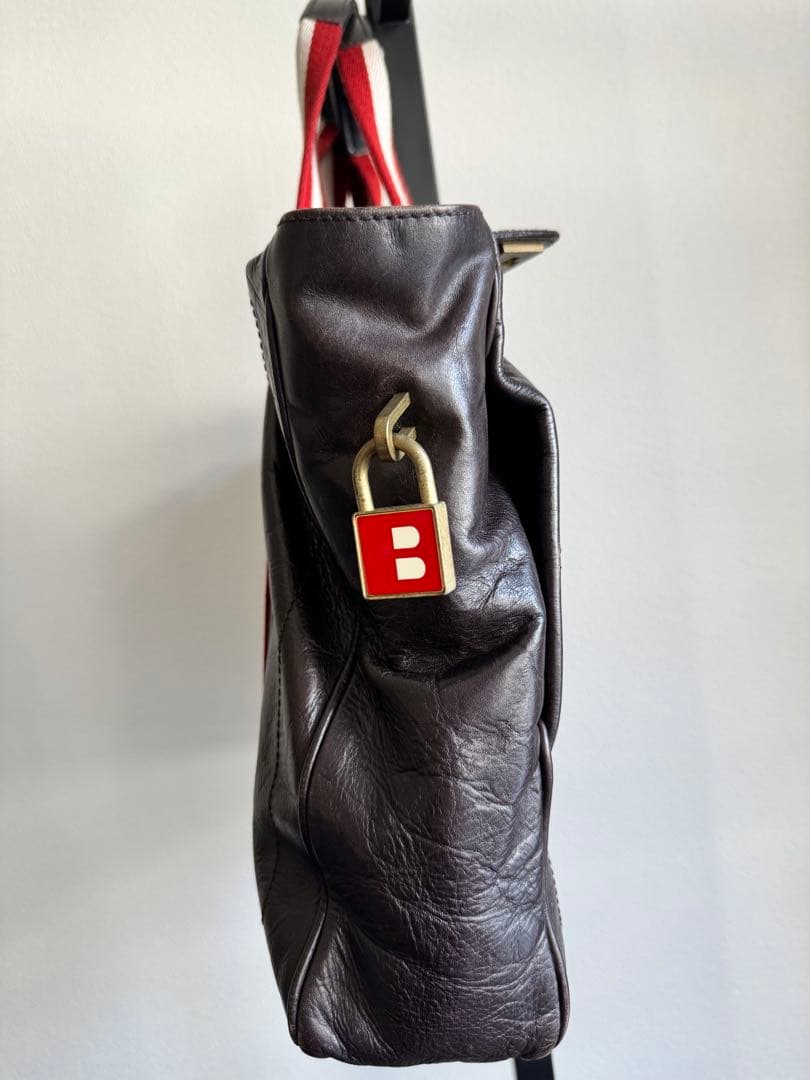 【値下げ！！】BALLY ダークブラウン ビジネスバッグ