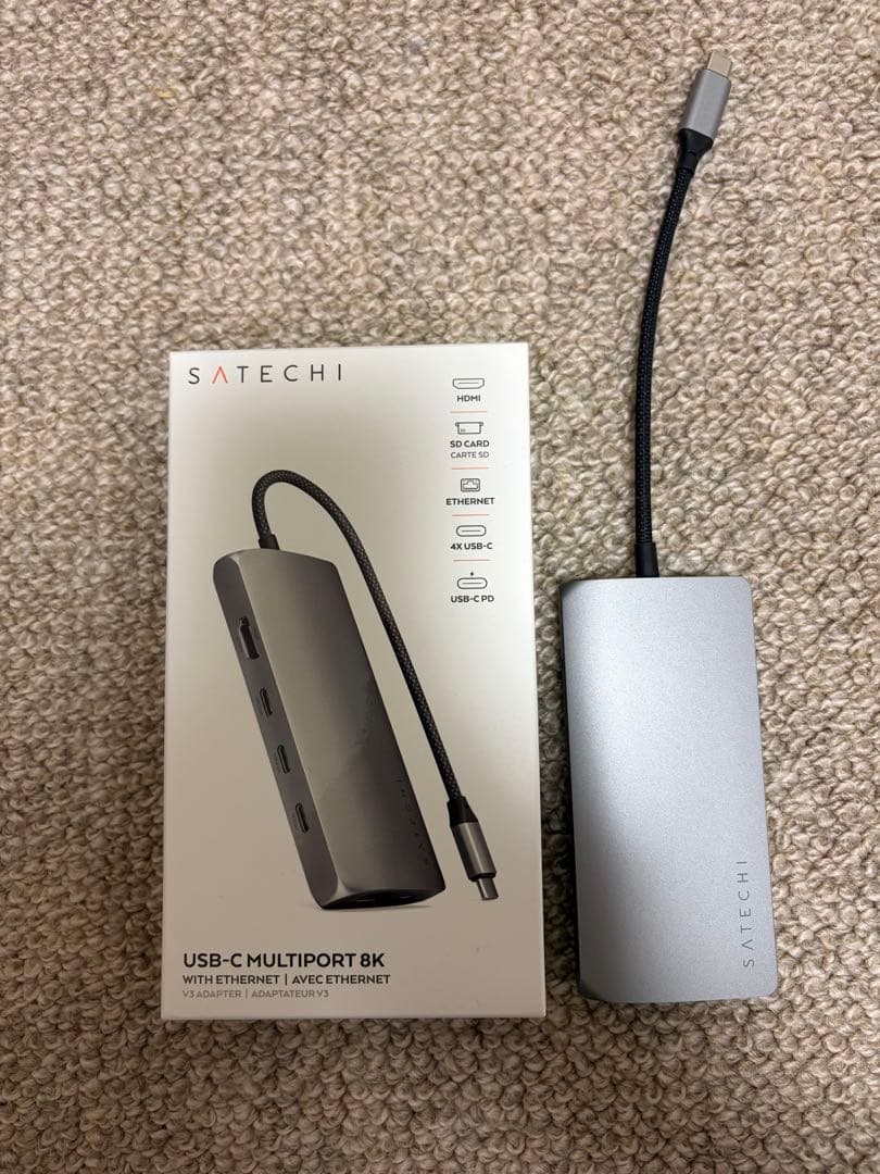分配器・切替器 SATECHI V3 USB-C MULTIPORT 8K