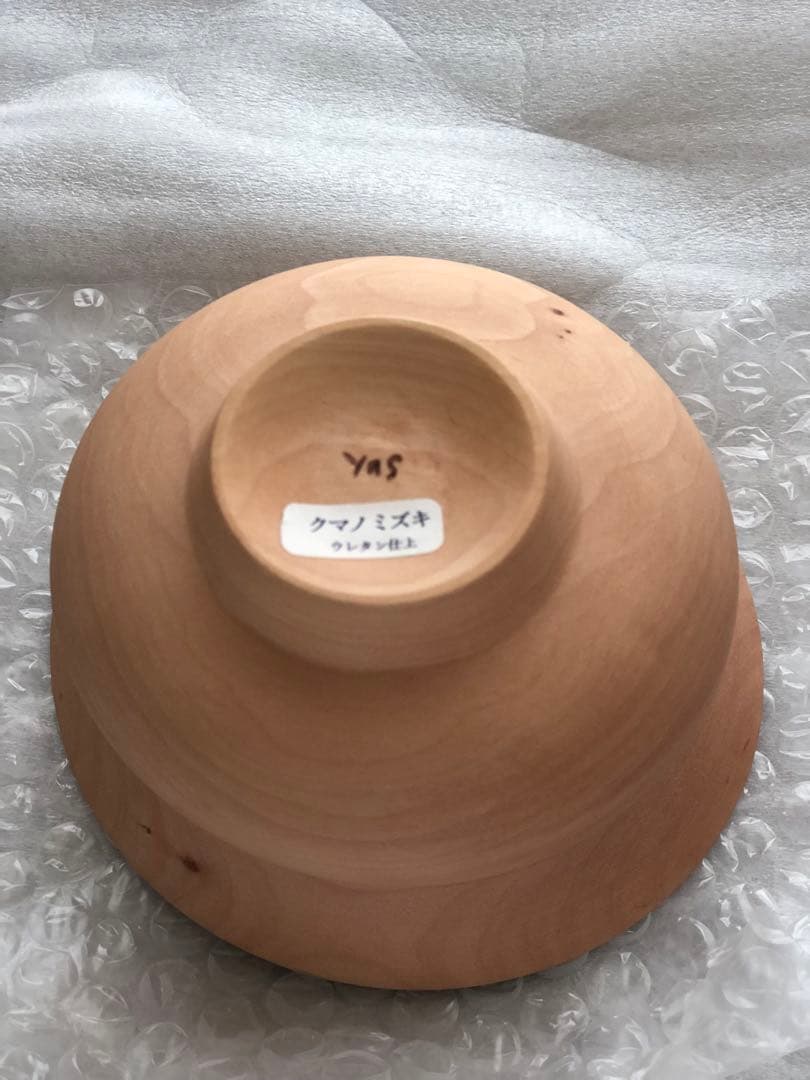 【新品未使用】イイダウッドターニング　お椀　2点