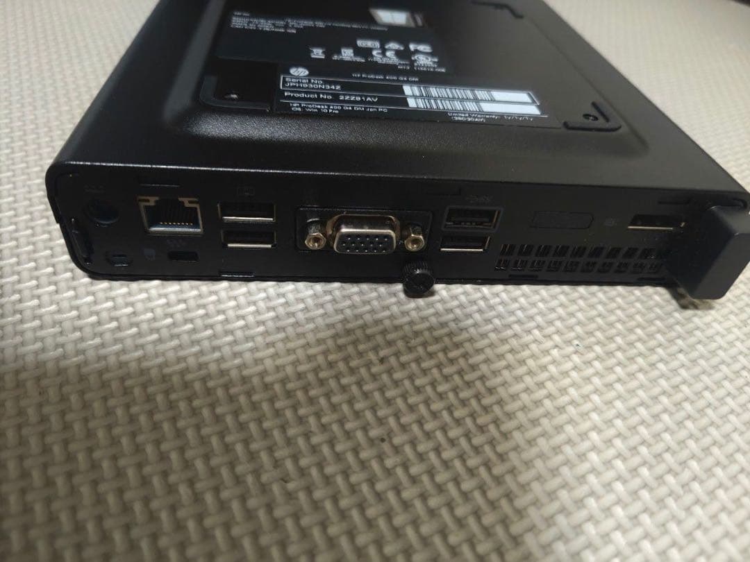 HP ProDesk ミニPC スリムデザイン