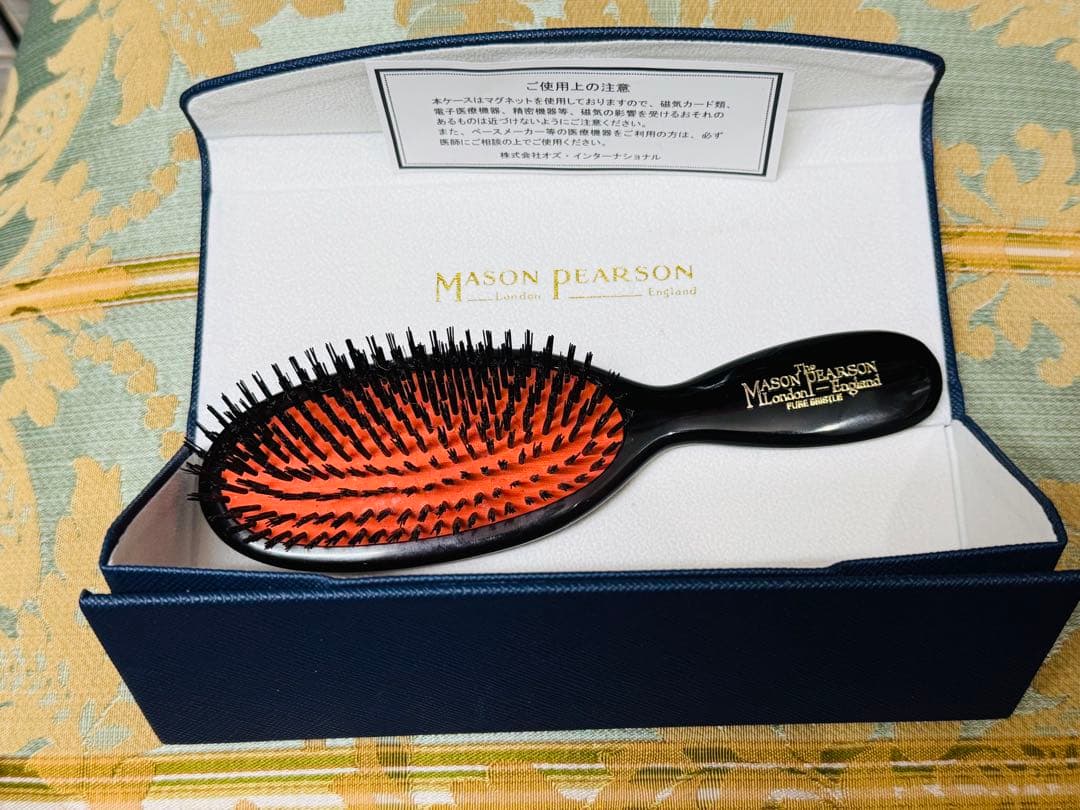 MASON PEARSON メイソンピアソン　ヘアブラシ 専用ケース付き☆