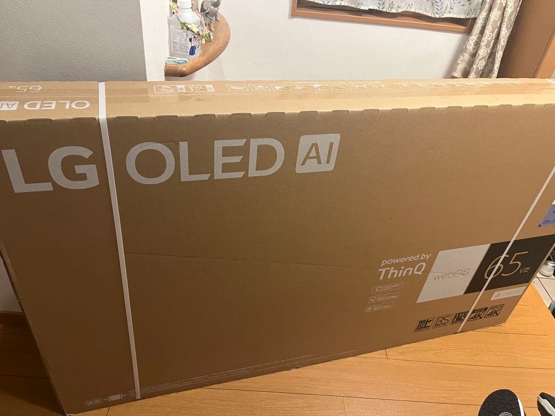 LG 65V型 4K有機EL AI テレビ OLED65B4PJA