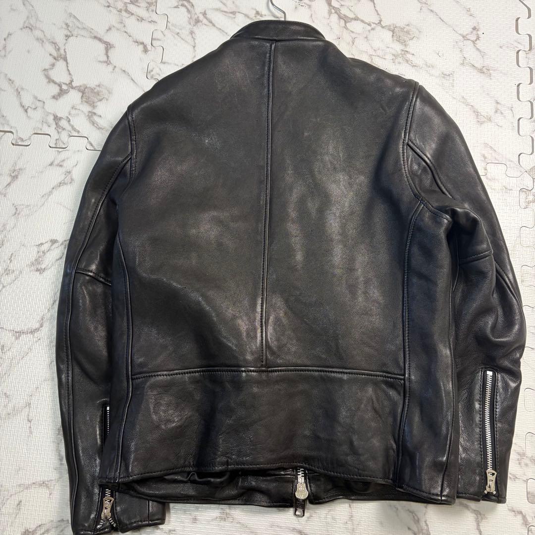 希少✨schott ショット 羊革 ラムレザー シングルライダース M