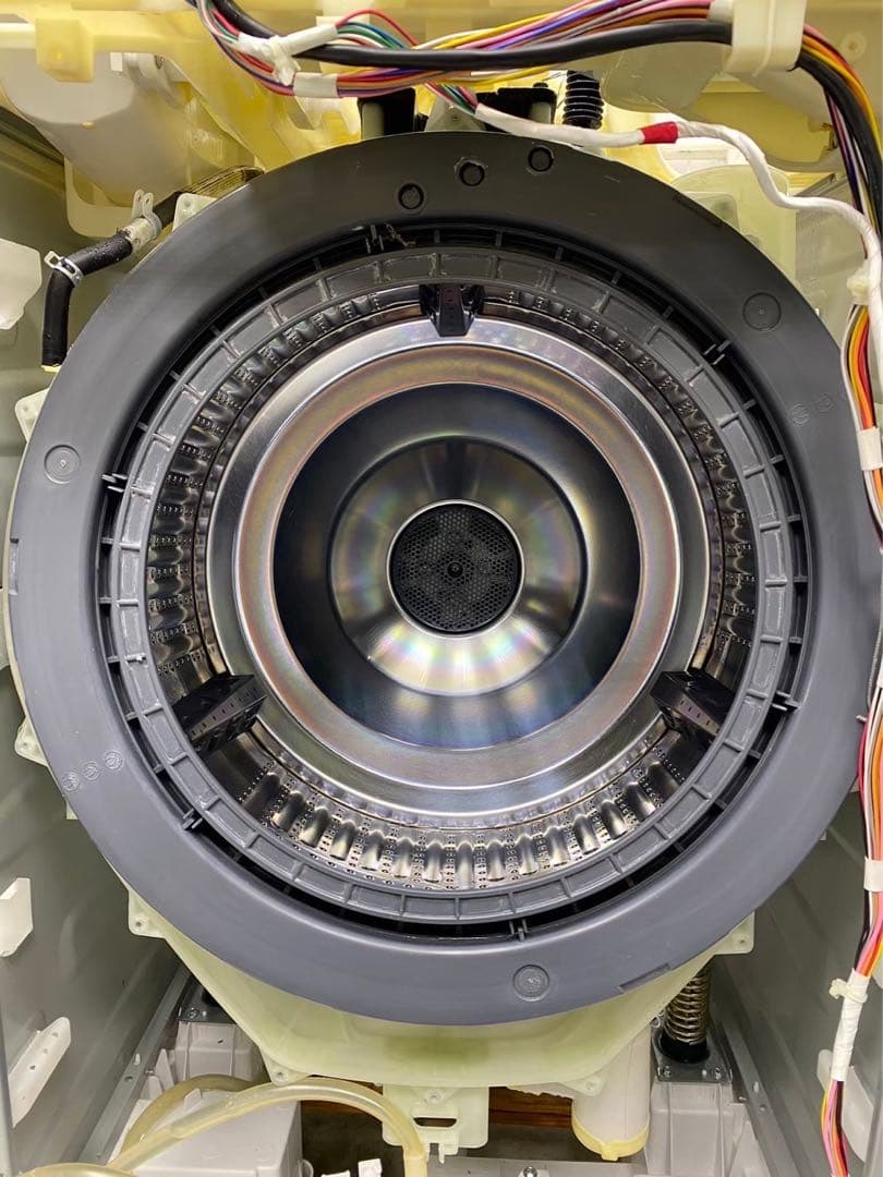 ES-W112-SLシャープ 19年製 左開きドラム式洗濯機 ハイブリッド乾燥