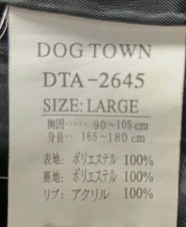 ドッグタウン✨スカジャンドラゴン 黒龍 ドクロ L 刺繍 DOG TOWN